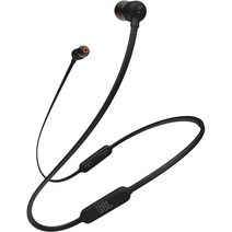 JBL 튠 블루투스이어폰, Black, 110BT