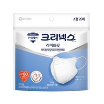 크리넥스 라이트핏 소형 KF80 지퍼백, 1개입, 40매