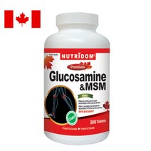 뉴트리돔 글루코사민 & MSM 300정 (Glucosamine & MSM), 1개