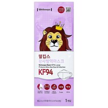 웰킵스 황사방역마스크 대형 KF94, 1개, 백색, 100개입