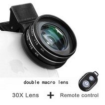 휴대폰렌즈 전문 사진 전화 카메라 렌즈 37mm 15X 매크로 렌즈 30X 4K HD 속눈썹 다이아몬드 보석 및 매크로 스마트폰 렌즈, CHINA, 30X Lens Set 01