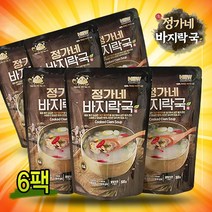 정가네 바지락국 6팩 고창 햇바지락 국, 본품 6팩, 6개