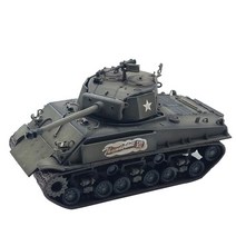 1:72 스케일 미국 M4A3E8 셔먼 4 기갑 사단 1945 탱크 모델 63168 군사 전투 추적 차량, 01 A