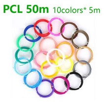 PCL 1.75mm 3d 펜 필라멘트 20 색 저온 3d 펜 플라스틱 3d 인쇄 필라멘트 pcl abs pla 1.75, [01] 10clr 5M ttl 50M