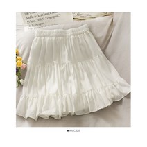 스커트 듀엘스커트 한 하이 웨스트 슬림 플리티드 A 라인 미니 여성용 패션 캐주얼 짧은 블랙 화이트 Alt 의류 여름 195946