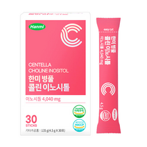 한미 콜린 이노시톨 병풀 4040mg 독일산 무색소 무방부제 무향료 30포 개별포장 알레, 1개