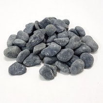 한소픈 검은자갈돌 500g 가드닝소품 수경재배 마당돌 스몰월드 미술재료