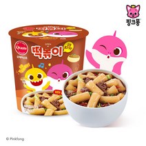 핑크퐁 아기상어 궁중(간장)떡볶이, 103g, 8개