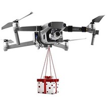 드론 줌 dji mavic 2 pro 및 dji mavic 2 드론 클립 결혼식 서프라이즈 낚시 미끼 등 배송에 유용한 운송 및 배송 장치, 10x55x85cm, 회색