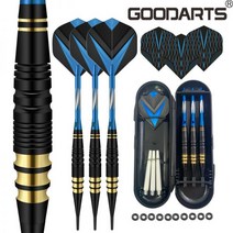 전자 다트 기계 게임기 머신 다트판 다트핀 소프트 세트, 331690083 블루