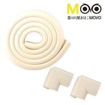 모보 모서리보호대 고급형3M+코너보호대 고급, 아이보리+코너(2P), 1개, 3m