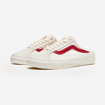 국내매장판 반스 운동화 스타일 36 뮬 VN0A7Q5YOXS-MARSHMALLOW/RACING RED