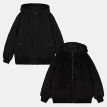 [인디고뱅크]동아수성점 UNI 리버서블 후드 다운 항공점퍼 IBJD21N01