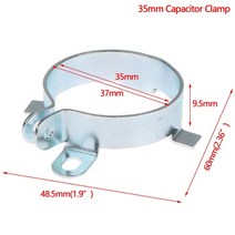 케이블글랜드 내구성 커패시터 클램프 브래킷 클램프 홀더 박수 25mm 30mm 35mm 40mm 장착 클립 주석 도금, 03 35mm