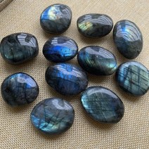 힐링 차크라 스톤 치유의 돌 명상 마음챙김 pc 자연 블루 컬러 Labradorite 원래 월장석 천연 장식 보내기 무작위 dropship, CHINA, 90g-100g