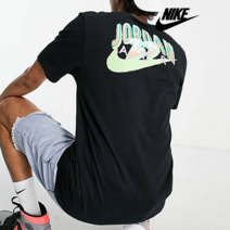 나이키 조던 23 스우시 반팔 티셔츠 레트로 그래픽 블랙