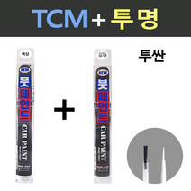 일신 현대 투싼 TCM 팬텀블랙 붓페인트 + 투명마감용 붓페인트 15ml