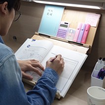 위즈독서대 에이블40 슬라이드 40A2 레일 각도조절형 2단독서대