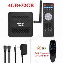 tv 셋톱박스 티비박스 woopker tox3 스마트 박스 안드로이드 11.0 4gb 32gb amlogic s905x4 4k 미디어 플레이어 wifi 1000m 지원 오디오, 없음, 4g32g g10s 프로 bt rc