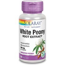 SOLARAY 솔라레이 작약추출물 500mg 60정