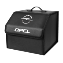 opel corsa astra insignia vectra zafira meriva mokka grandland vivaro 용 1pcs 자동차 트렁크 주최자 상자 접을 수있는 보, 흑인