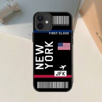시카고밴더 보스턴 뉴욕 마이애미 시카고 비행 티켓 소프트 TPU 커버 폰 케이스 Apple IPhone 11 Pro XS MA, 01 a1_11 for 11 Pro Max