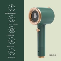 핸드건조기 가정용 건습 겸용 의류 전기다리미 소형 다림기 휴대용 기숙사 스팀 다림기, 짙은 녹색