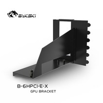 그래픽 카드 지지대 다이 Bykski B-6HPCI-E-X 세로형 그래픽카드 연장 브래킷 PCI-E 리턴 라인 90도 수직 설치, 01 B-6HPCI-E-X+B-VCEC-X조합 세트