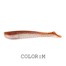 Supercontinent 5cm 8cm 11cm 낚시는 파이크와 대한 소프트 루어 인공 미끼 프레데터 태클을, 50mm 20pcs, 13 M_01 50mm 20pcs