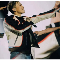 연예인 박재범 스타일 바람막이 배색자켓 점퍼 봄외투 데이트룩 힙합 클럽