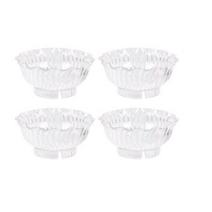 빙수그릇 화채그릇 황도그릇 빙수볼 대, 투명, 4개