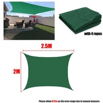 캐노피 천막 야외 파라솔 정원 방수 직사각형 양산 테라스 수영 그늘 캠핑 마당, 03 2x2.5m