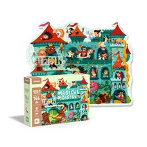 노인 기억력 그림조각맞추기 마법의성 직소퍼즐 복지관 기억력향상 눈손협응력 집중력