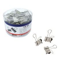 6000 더블 클립 은색 19X10mm 40개입 X2개 문서클립 사무용집게 서류클립 날클립 문서집게
