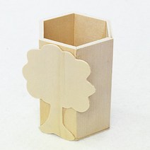 몽스쿨 DIY 나무연필꽂이 연필꽂이만들기 나만의연필꽂이 다용도꽂이 1EA, 1개, 상세페이지 참조