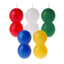 눈사람양초 /눈사람 파라핀양초 낱개, 흰색, 흰색