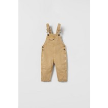 자라 키즈 ZARA KIDS 컬러 데님 오버롤 - 샌드 234576