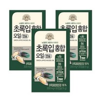 내추럴박스 초록입홍합 오일캡슐, 30정, 12개
