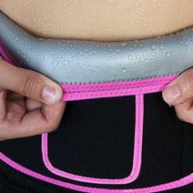 다이어트 사우나 벨트 뱃살 여성 DIET 슬리밍 남성 뱃살 복부다이어트패치 미디어나무, 바디벨트 복부용 - 블랙 (포켓형)