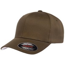 Flexfit 남성용 운동용 야구 피티드 캡, Small-Medium, 15 올리브