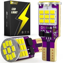 Nilight 921 LED 전구 리버스/백업 조명용 6500K 제논 화이트 912 T15 906 922 W16W 전구 매우 밝은 3020 27SMD 자동차/트렁크용 교체품