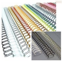 철제 제본링 철재 재본링 학원 분철 스프링 3대1 학교 건축사 설계 도면 링, 청색 12점7mm 200개