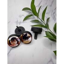 샤인픽스 차량용방향제 나만의 사진방향제 예쁜메탈방향제 제작차량방향제 송풍구방향제 화이트쟈스민