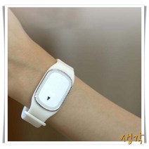 모기밴드 초음파 전자기파 생체파 생활방수 시계형 손목밴드 GOOD-W2(화이트) 팔찌 모기퇴치 모기퇴치기, 단품