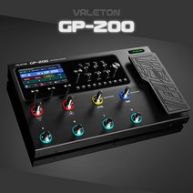 [전용 긱백 증정 이벤트] [한글매뉴얼 & UI 업데이트] Valeton GP-200 / 베일톤 멀티이펙트 프로세서 (어댑터 포함), 1개