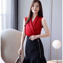 포플러앤씨 미켈슨 나시 블라우스