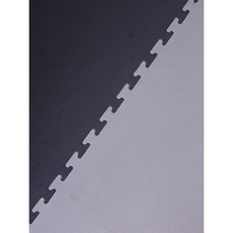 태권도매트 체육관 퍼즐 스포츠 충격흡수 놀이방 바닥 매트, 1m X 1m X 3cm 두께, 크로스 패턴[검정 회색]