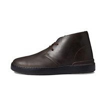 Clarks CourtLite DBT 다크 브라운 가죽.