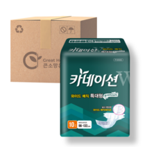 카네이션 와이드매직테이프 특대형 겉기저귀, 10매 10팩
