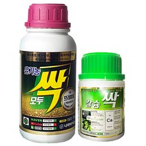 친환경마켓 모두싹 프리미엄 500g + 칼슘싹200ml 세트 고추 배추 마늘 양파 전용 비료